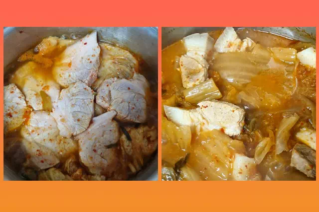 돼지고기 김치찌개 맛있게 끓이는법 여러 옵션들 2