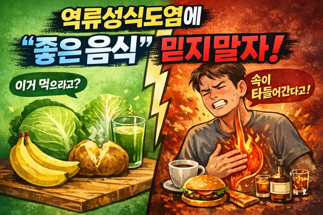 역류성식도염에 좋은 음식이 효과 없었던 이유 4